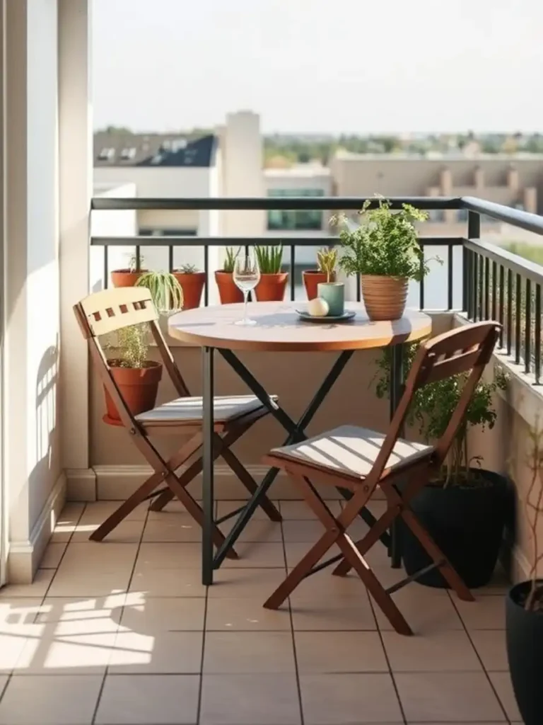 Foldable Dining Set for Adaptability