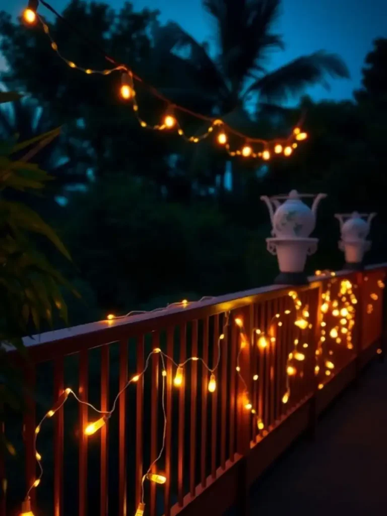 Mood Lighting with String Lights