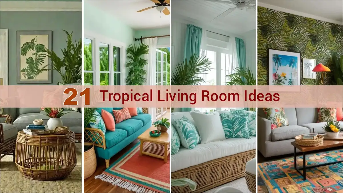 Tropical Living Room Ideas to Bring Paradise Into Your Home