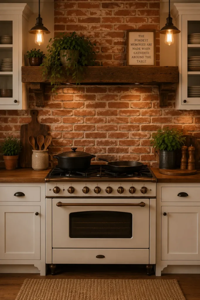 Brick Backsplash