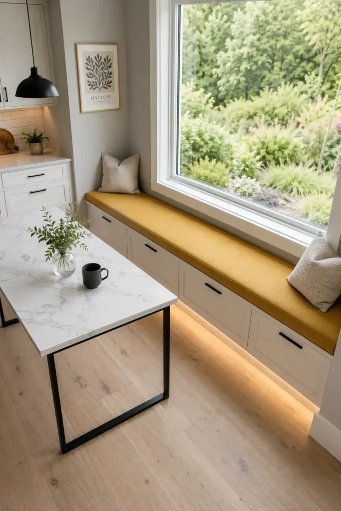 Built-In Bench Storage