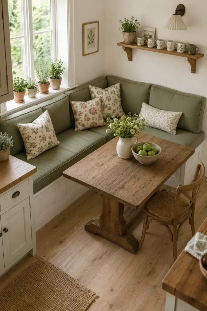 Built-In Corner Bench