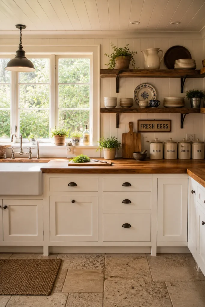 Farmhouse Wooden Countertops