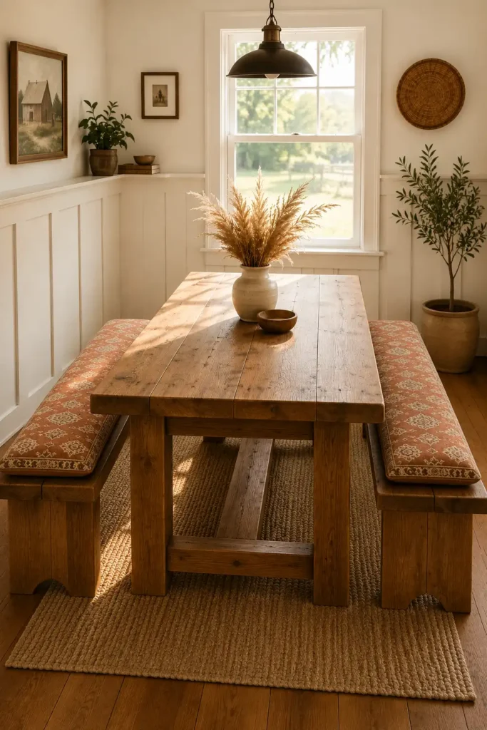 Farmhouse Wooden Table