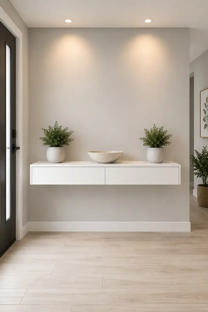 Floating Console Table