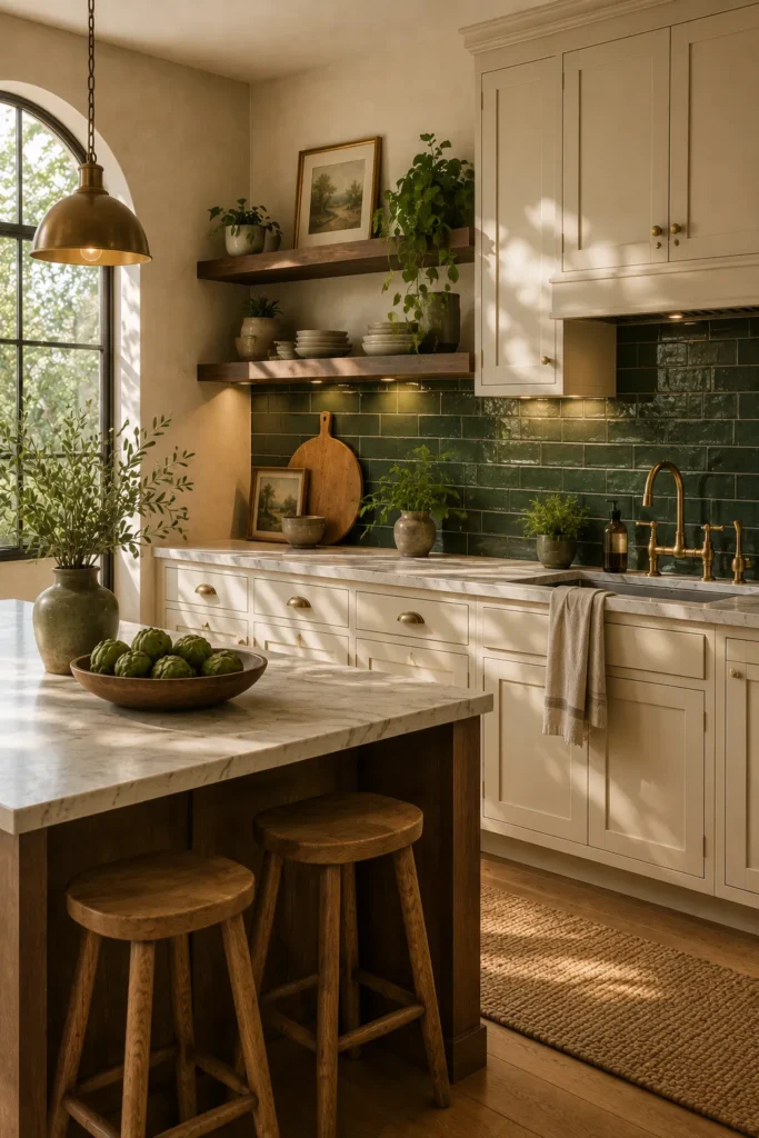 Forest Tile Backsplash