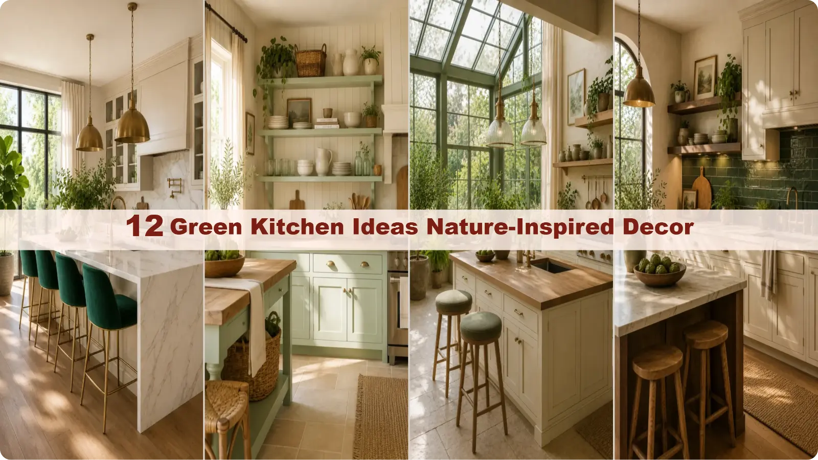 Green kitchen featured