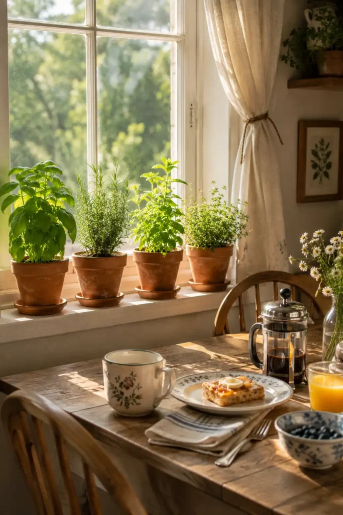 Herb Garden Windowsill