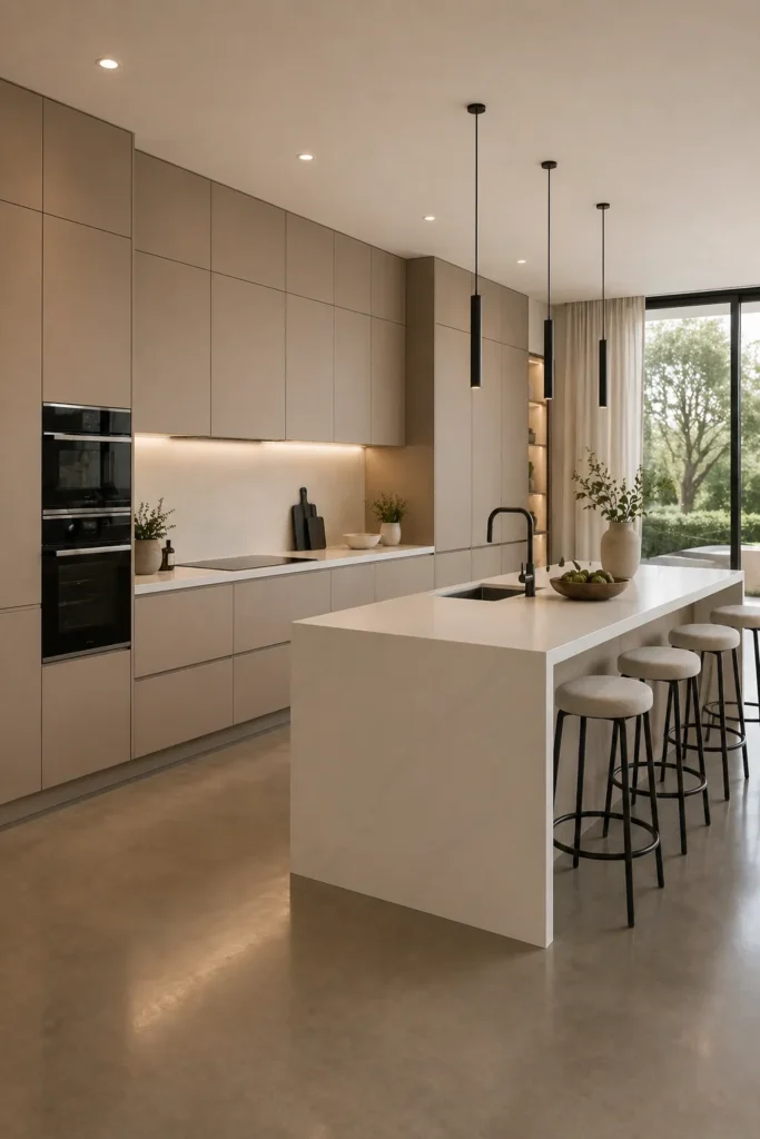 Hidden Handle Cabinets