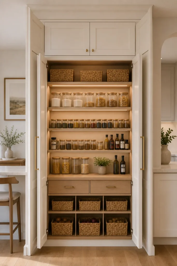 Integrated Pantry Cabinet