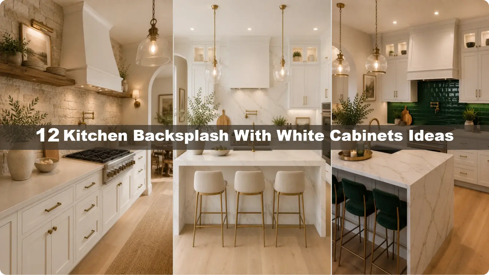 Kitchen Backsplash With White Cabinets Ideas