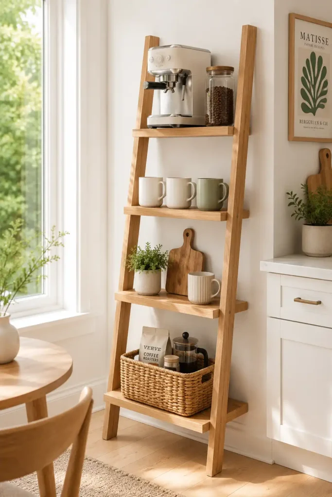 Ladder Shelf Station