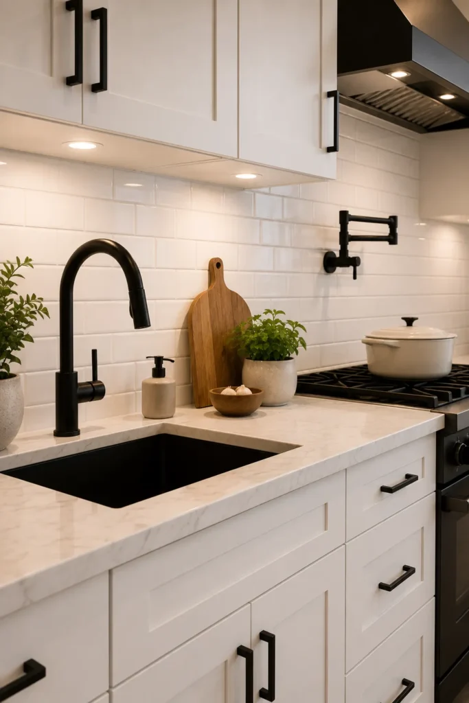 Matte Black Fixtures