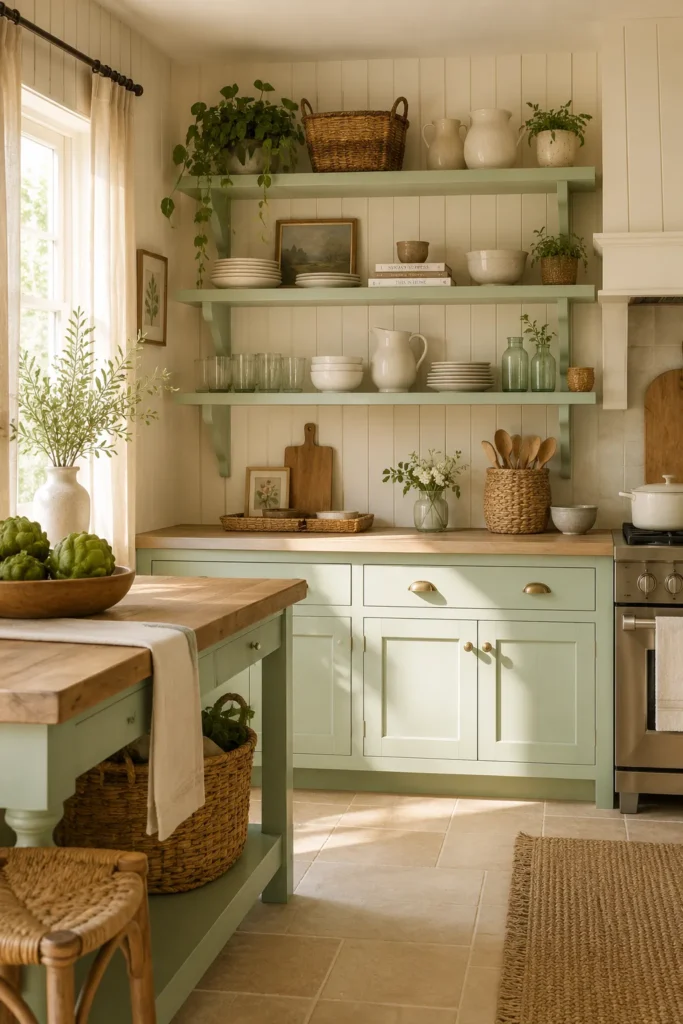 Mint Open Shelving
