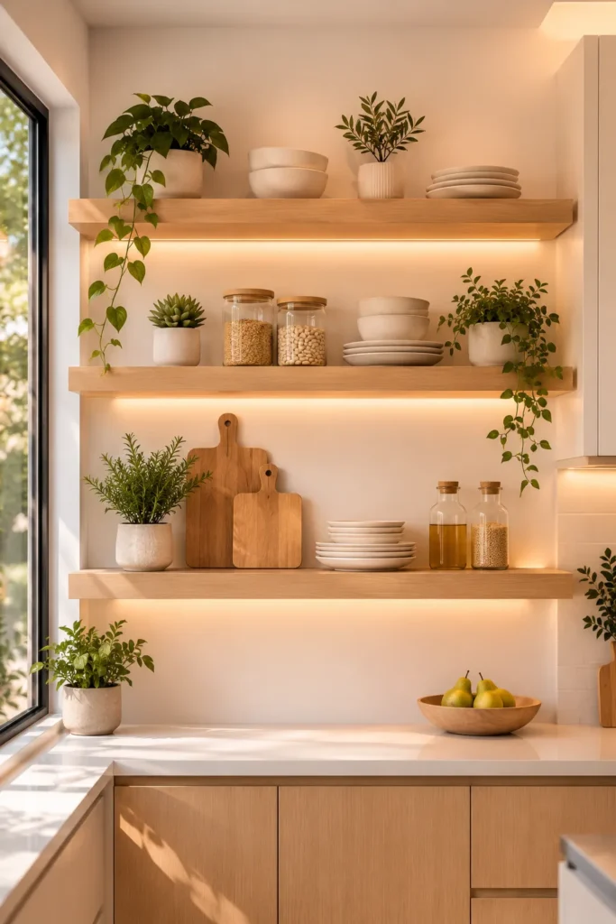 Open Floating Shelves 1