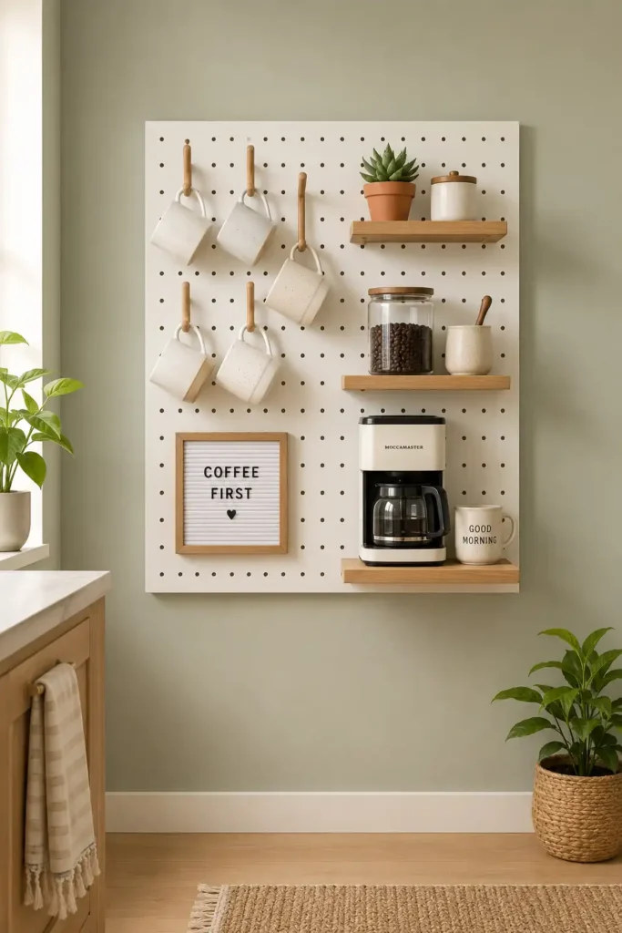 Pegboard Wall Organizer