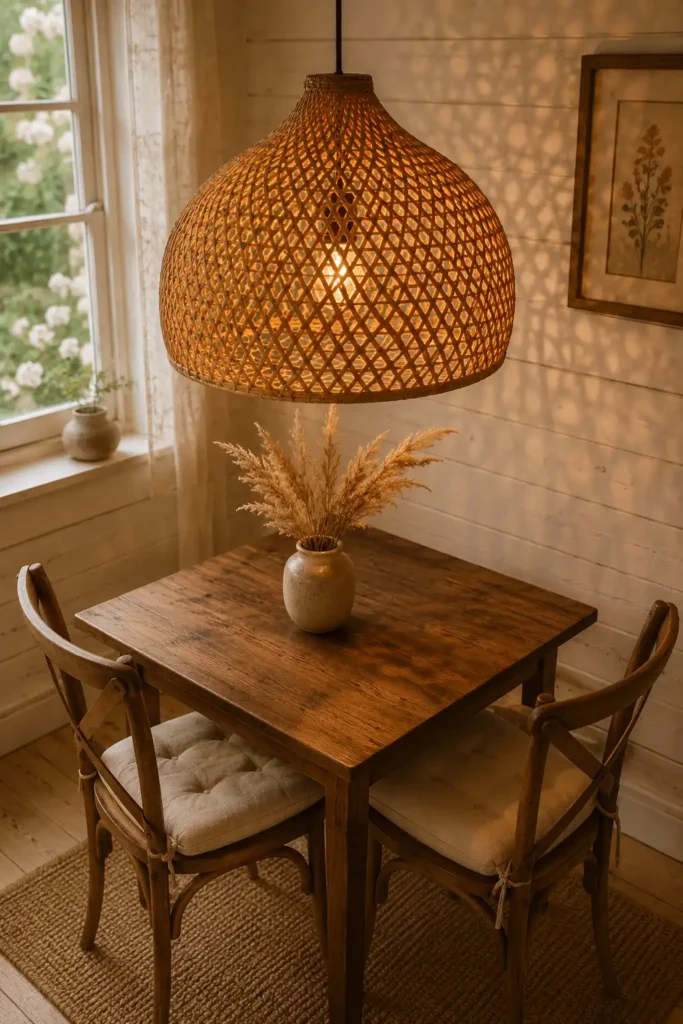 Rattan Pendant Light