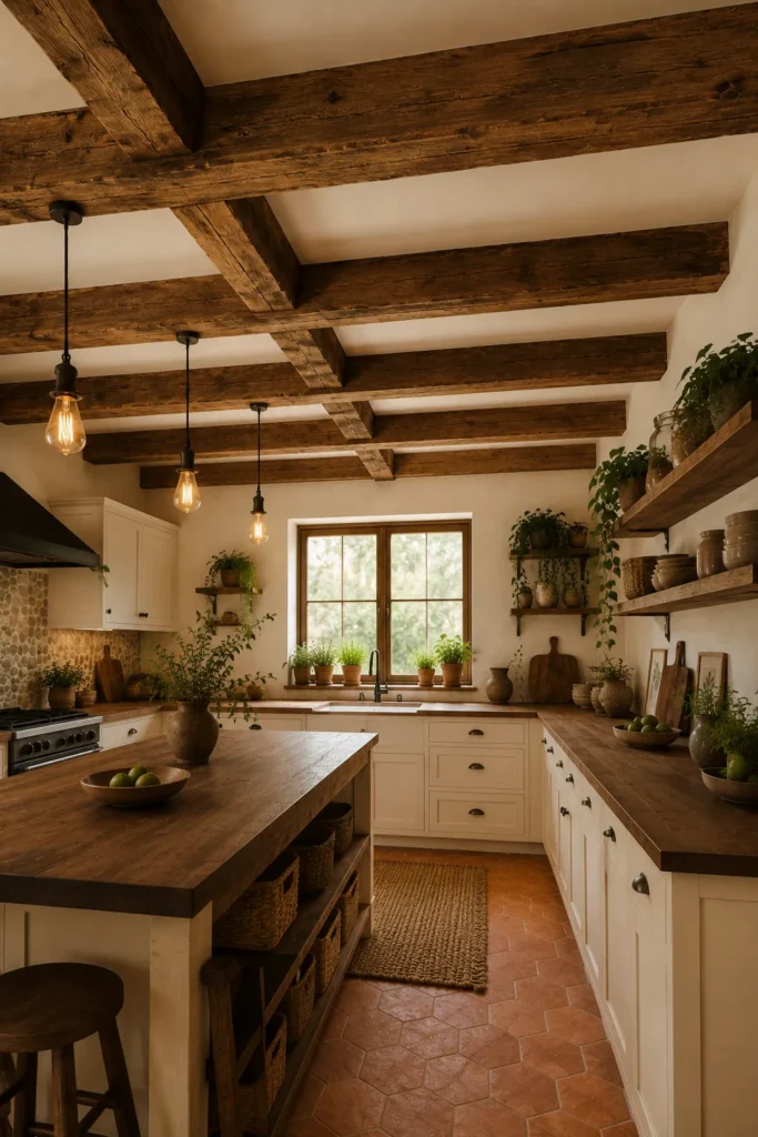 Reclaimed Wood Ceiling Beams