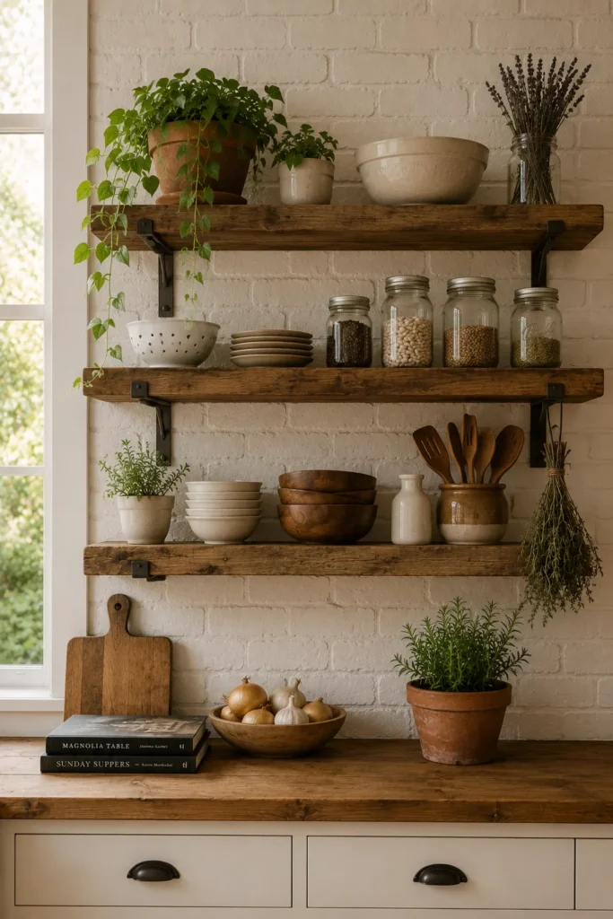 Reclaimed Wood Shelves