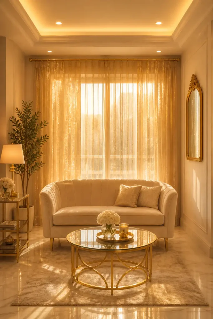 Sheer Gold Shimmer