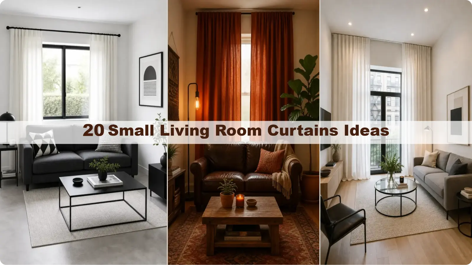 Small Living Room Curtains Ideas