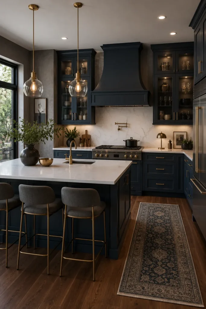 Smoky Navy Blue