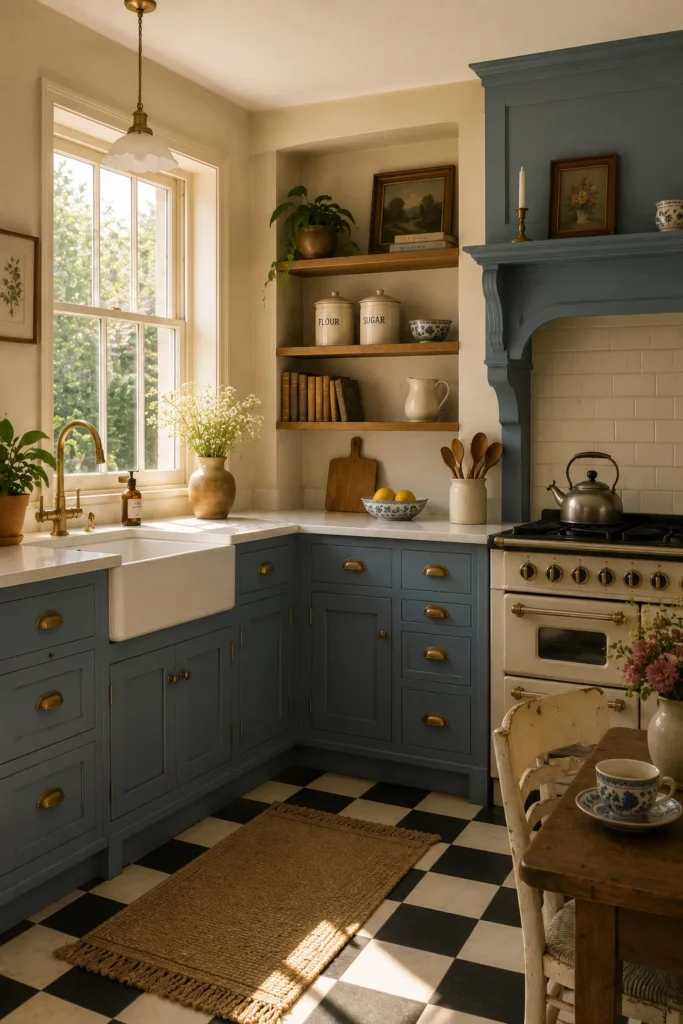 Vintage-Inspired Cabinet Colors