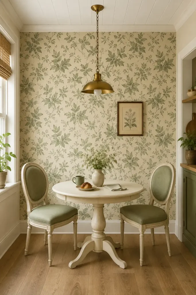 Vintage-Inspired Wallpaper