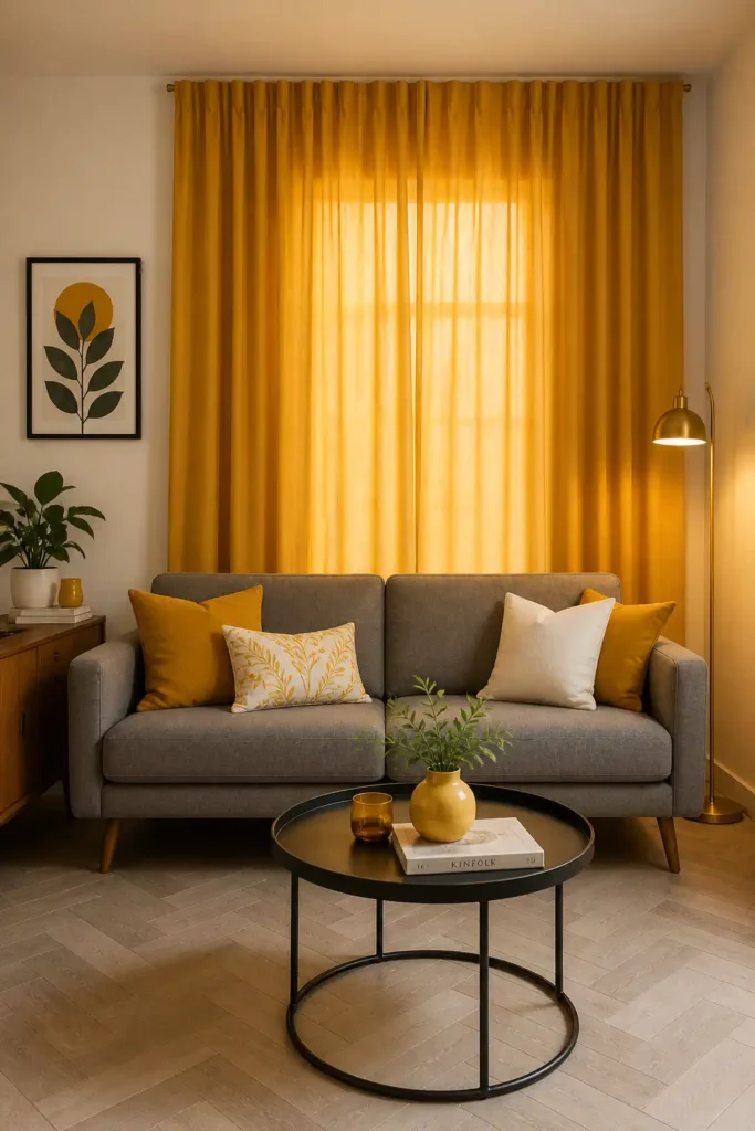 Warm Mustard Yellow