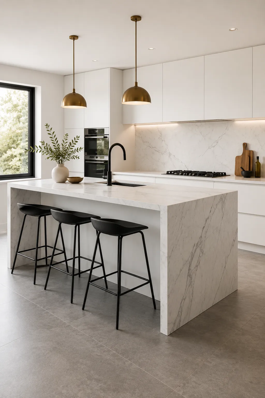 Waterfall Countertop Edge
