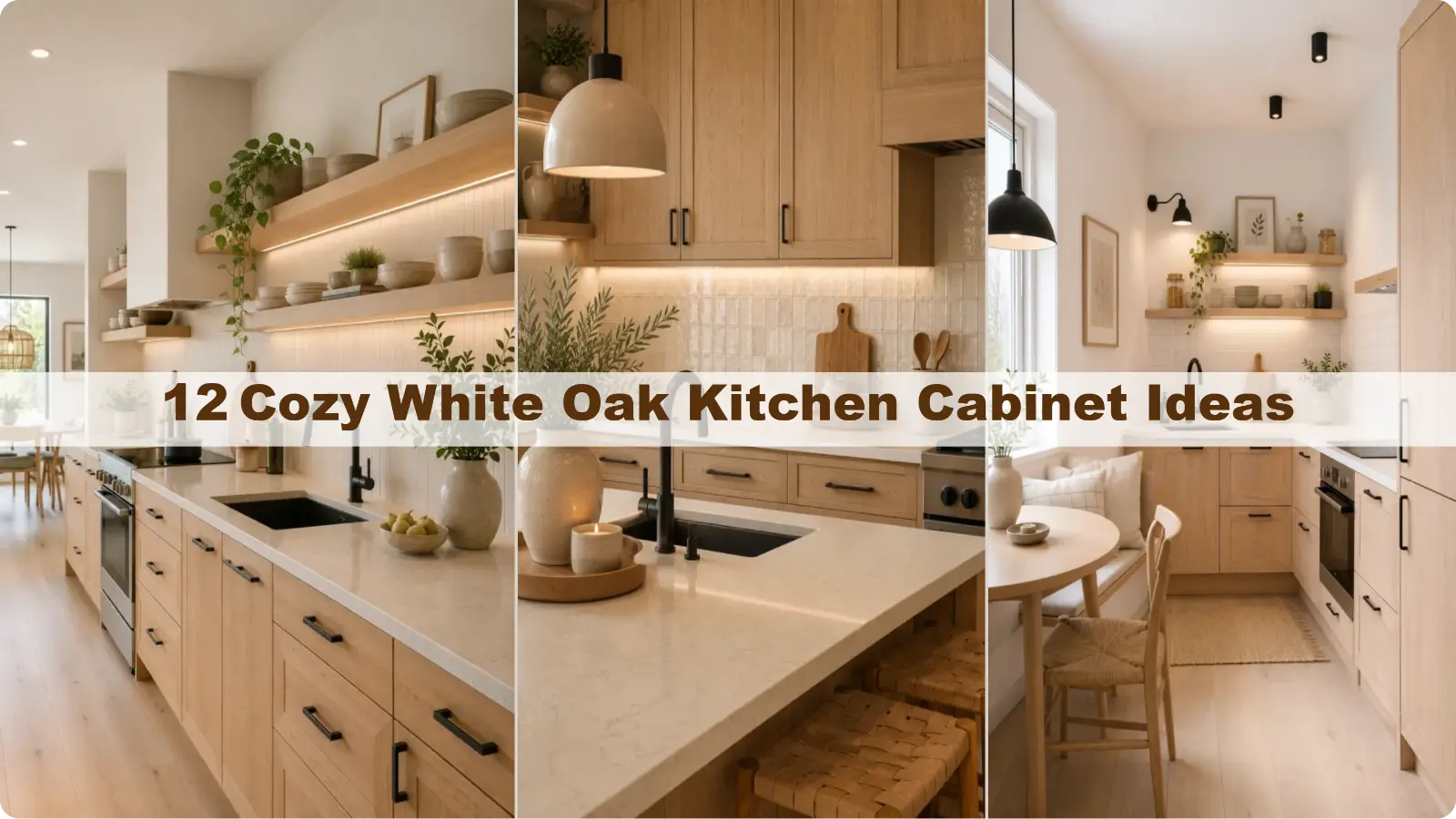 White Oak Kitchen Cabinet Ideas