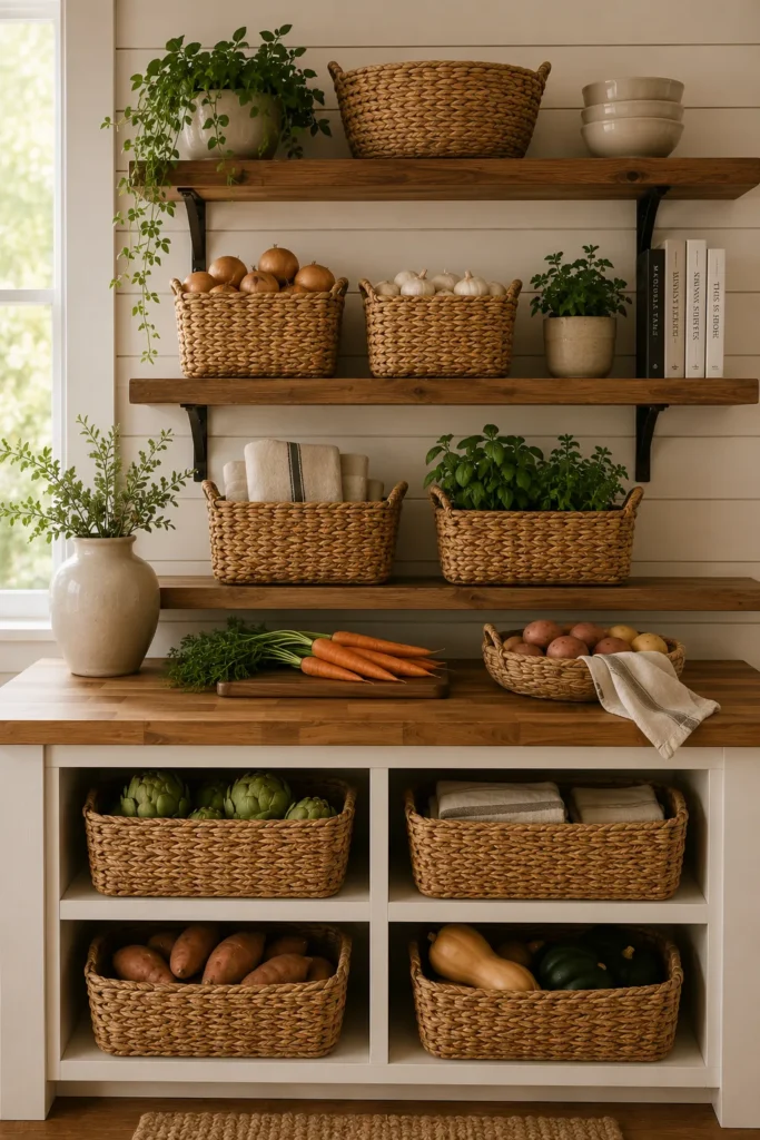Woven Basket Storage