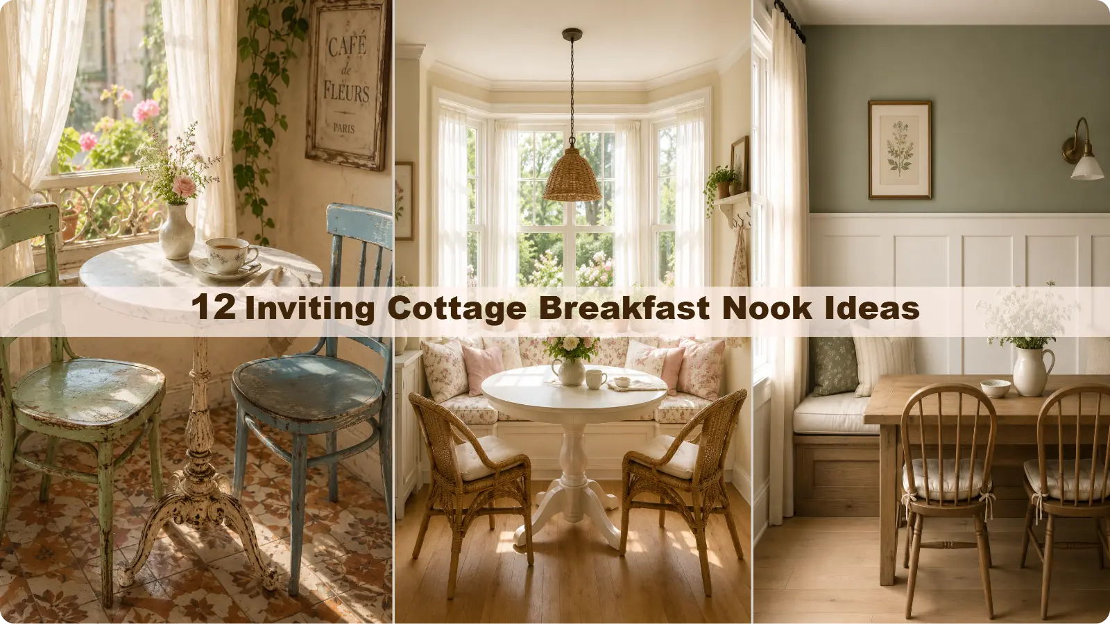 cottage breakfast nook ideas