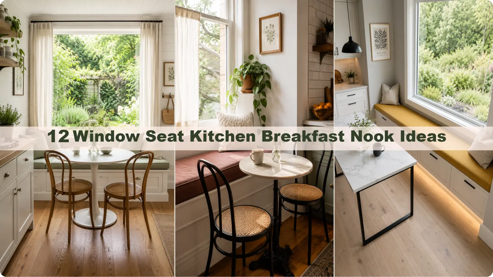 window seat kitchen breakfast nooks