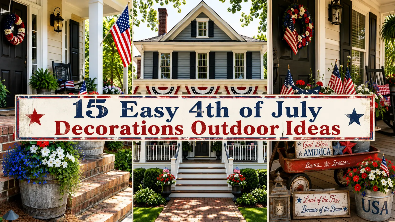 4th of July Decorations Outdoor Ideas