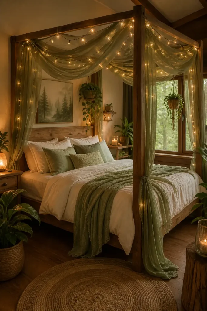 Canopy Bed Greens