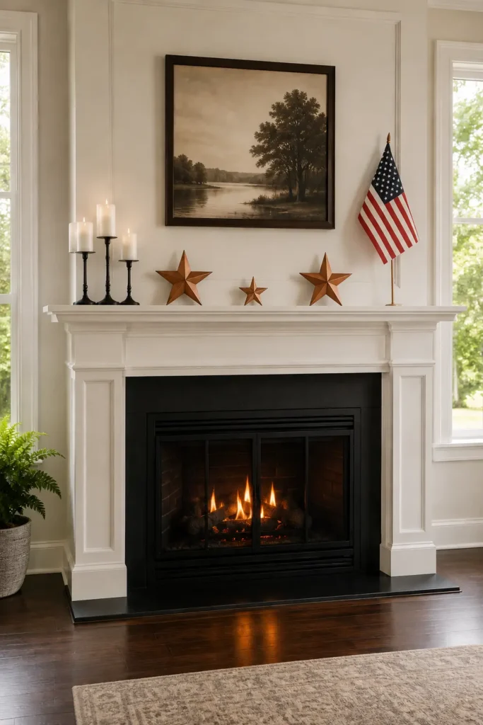 Metallic Copper Star Accents