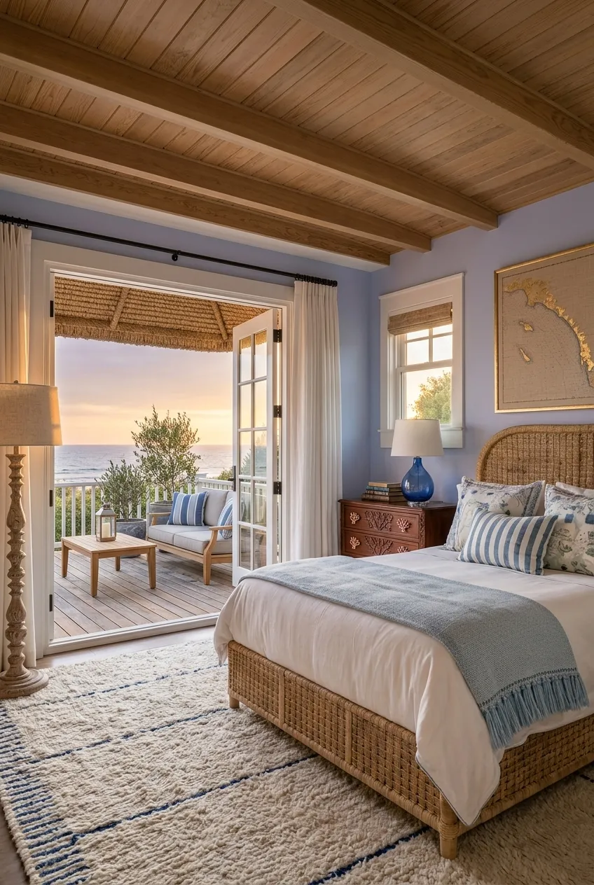 Ocean View Coastal Bedroom