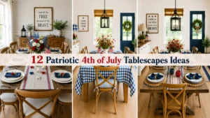 Patriotic 4th of July Tablescapes Ideas