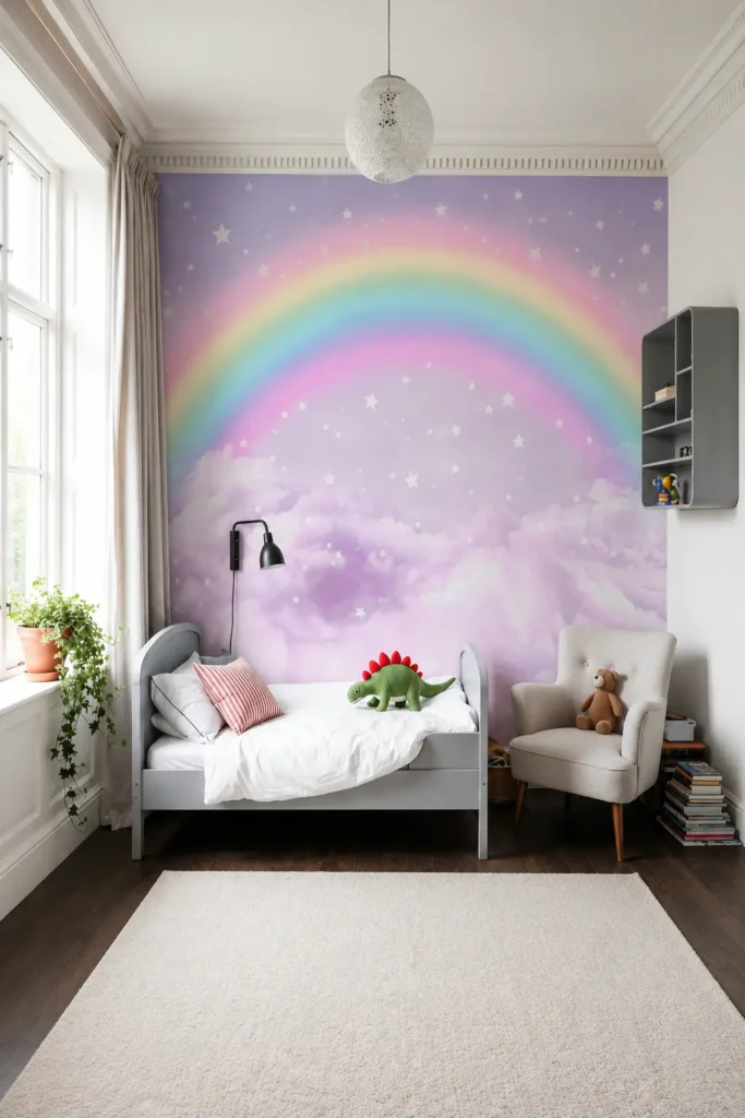 Rainbow Wall Mural