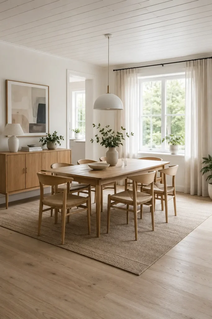 Scandinavian Dining Room Decor for Timeless Style