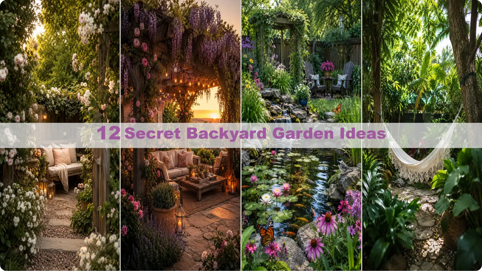 Secret Backyard Garden Ideas