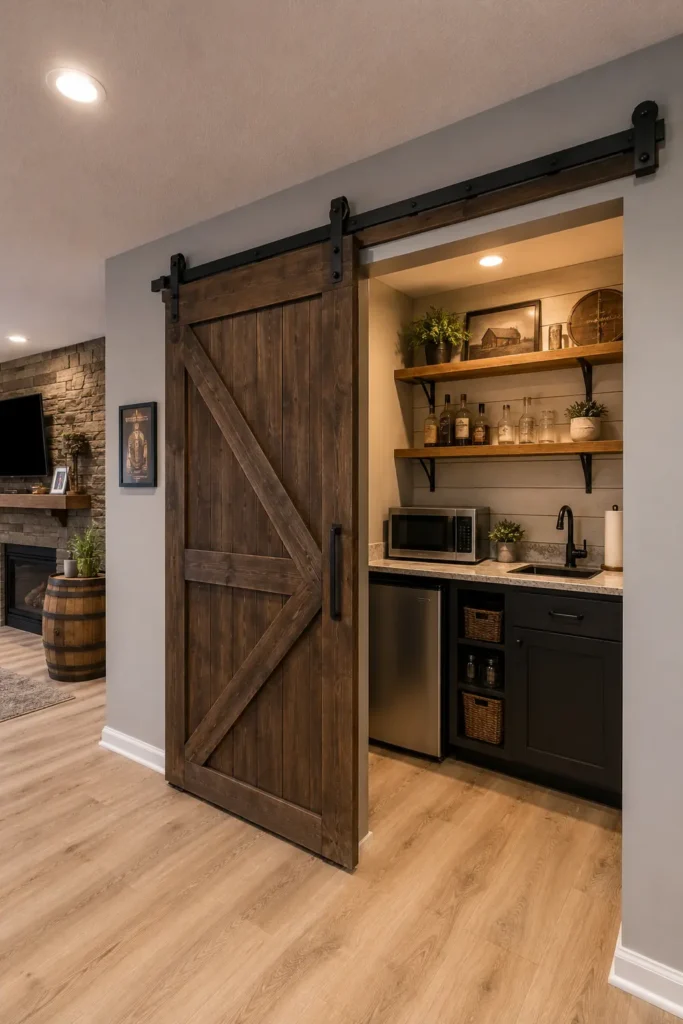 Sliding Barn Door Concealment