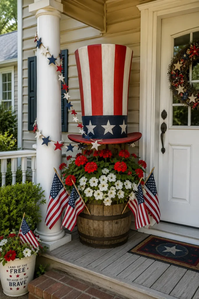 Uncle Sam Hat Display