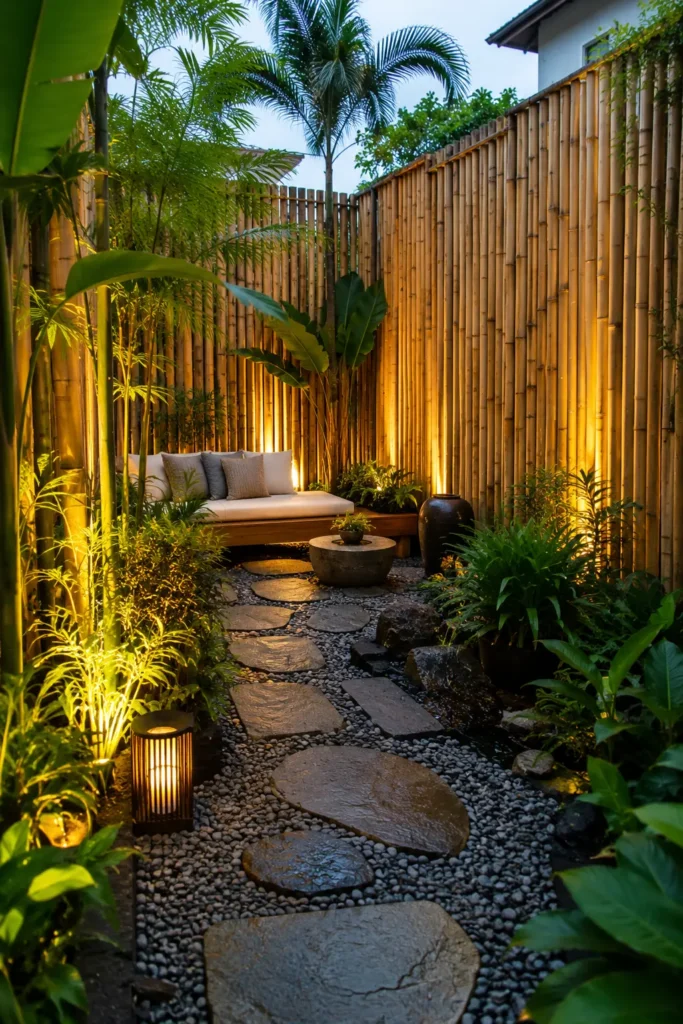 Use Bamboo Privacy Screens