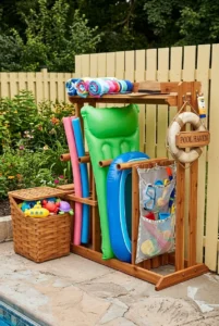 13 DIY Pool Float Storage Ideas to Keep Your Backyard Organized