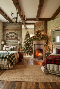 12 Cozy Farmhouse Christmas Bedroom Ideas to Copy This Holiday Season