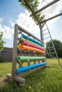 12 DIY Pool Noodle Storage Ideas to Keep Your Backyard Organized