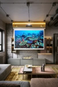 14 Stylish Projector Shelf Ideas for Living Rooms That Feel Like a Home Theater