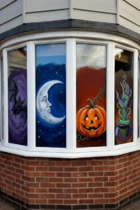 15 Halloween Window Ideas That Look Stylish From Inside and Out